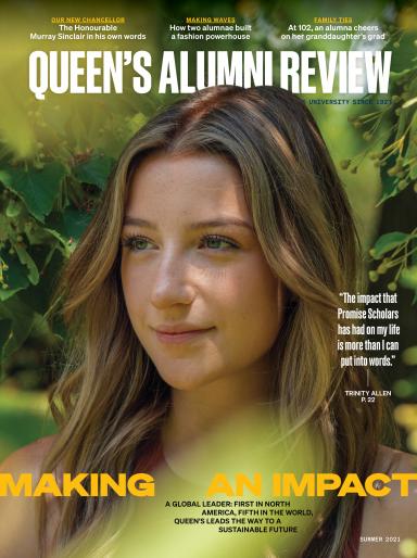 Cover of 2021 Summer issue featuring a portrait of Trinity Allen.