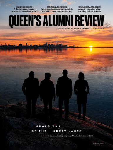 Cover of Queen's Alumni Review, winter 2022.