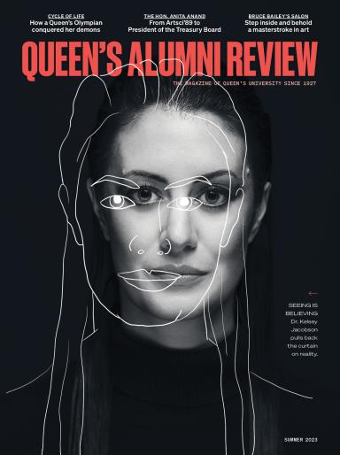 Cover of the Summer 2023 Queen's Alumni Review issue.