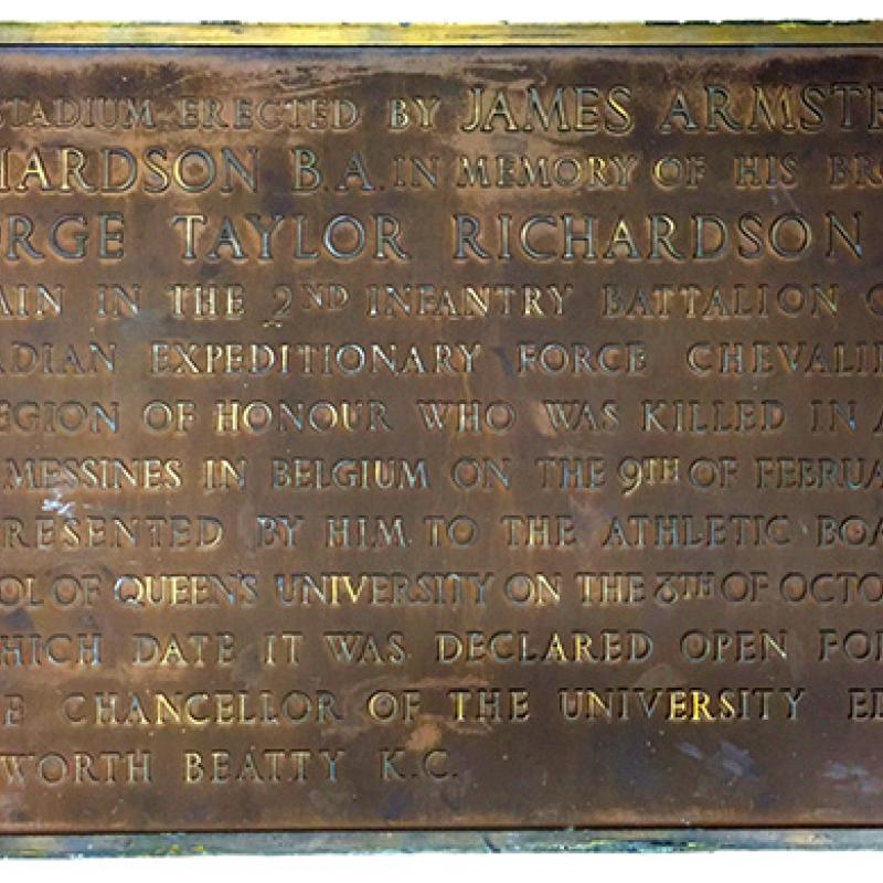 Bronze Tablet Plaque