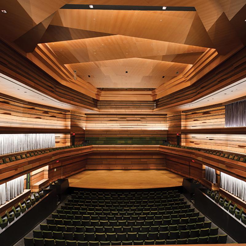 Interior of the Isabel Bader Centre for the Performing Arts