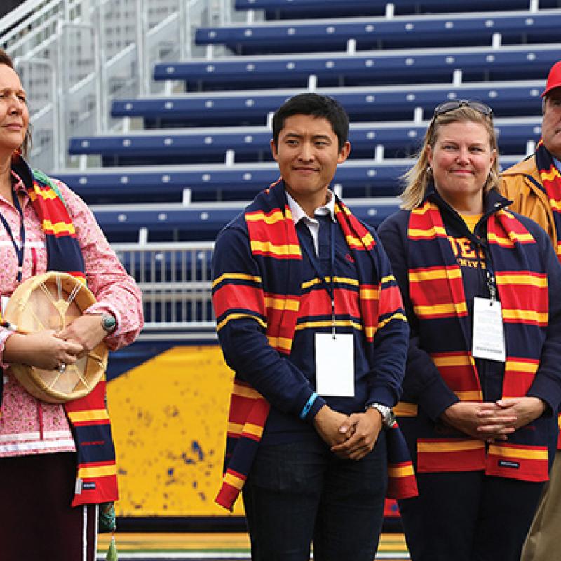 Mary Ann Spencer, Elder in Residence at the Four Directions Aboriginal Student Centre