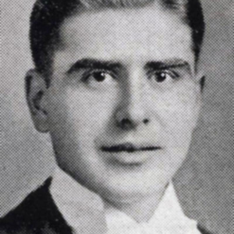 Alfred Bader's 1945 graduation photo