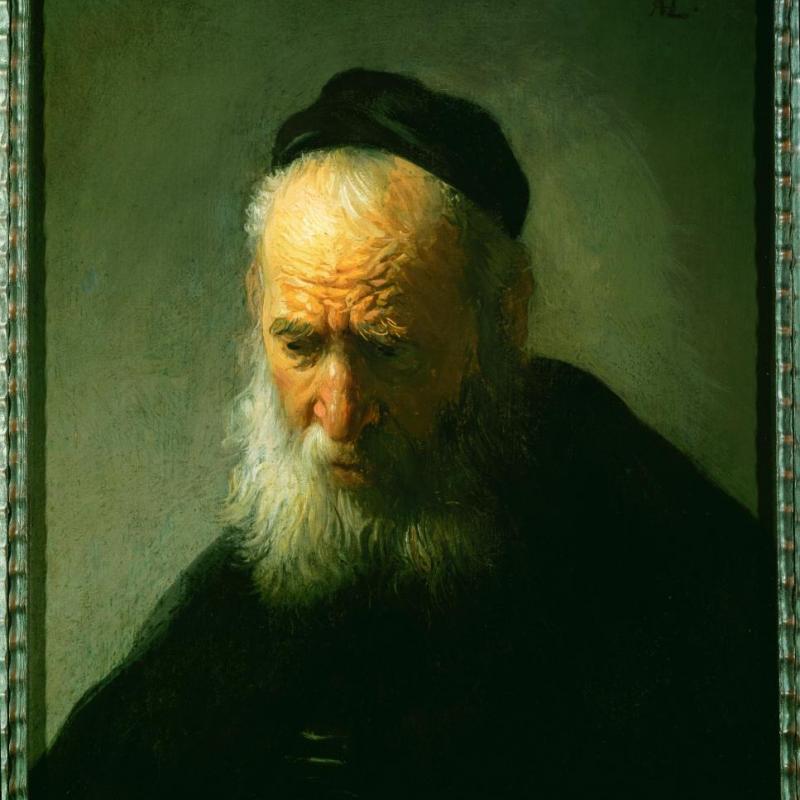 Rembrandt's Head of an Old Man in a Cap