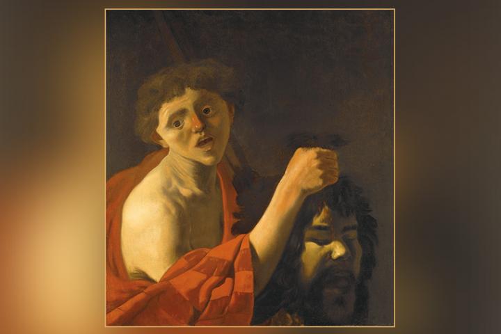 Hendrick ter Brugghen (workshop of), David with the Head of Goliath, around 1629, oil on canvas. Agnes Etherington Art Centre, Queen’s University. Gift of Alfred and Isabel Bader, 2014 (57-001.07)