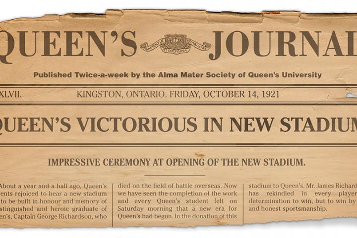 Queen's Journal from 1922.