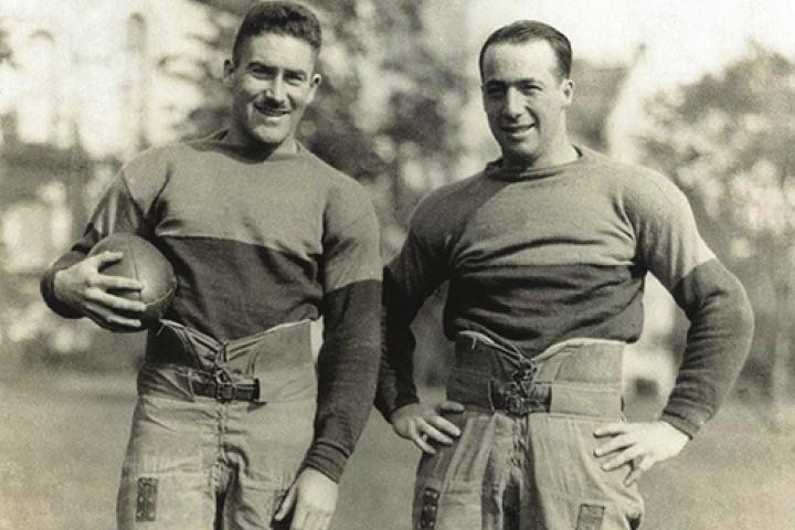 Frank “Pep” Leadlay (left) and Harry Batstone