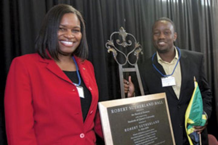 Rosalie Griffith and Greg Frankson