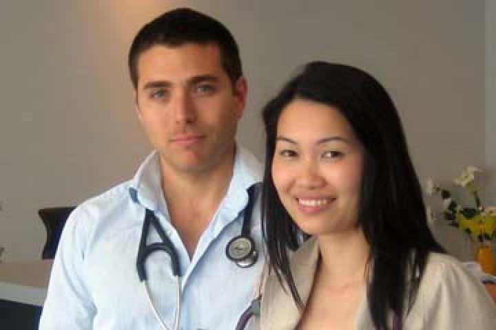 Kozanitis and his newlywed wife, Ziny Yen, Meds’09, who will finish her Family Medicine Residency at Queen’s in 2011, have not decided if they will work together although they are thinking about it. 