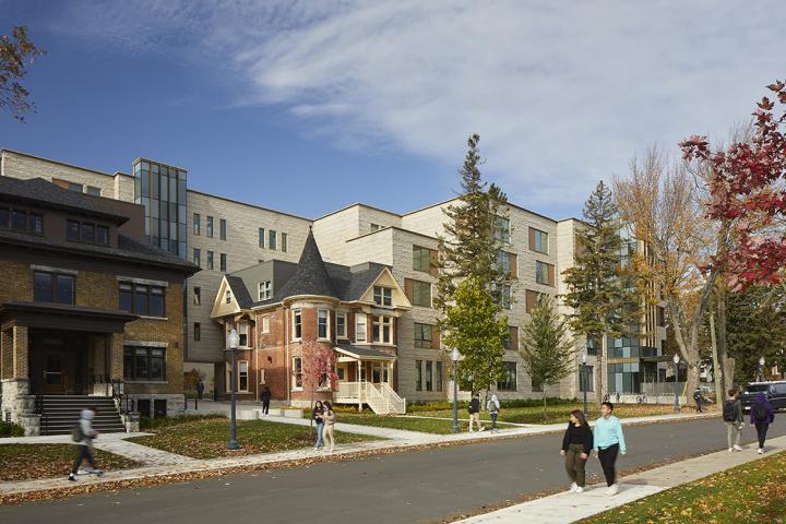 Architect rendering of a new residence building