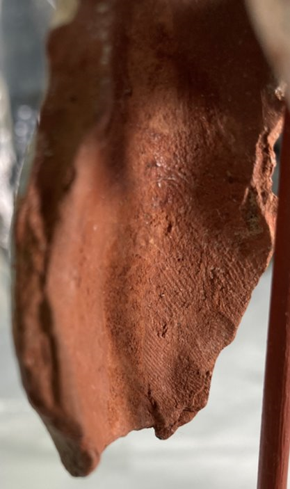 Interior wall of Tanagra figurines