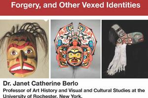 A poster for Dr. Janet Catherine Berlo's talk