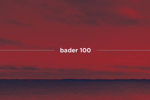 Bader 100 poster
