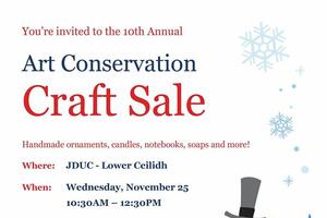 Art Conservation Craft Sale poster