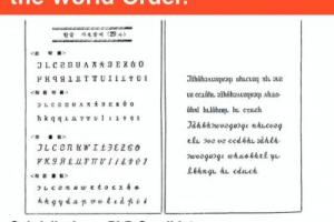 "Form Follows Function: The Reorientation of Hangul and the World Order" poster