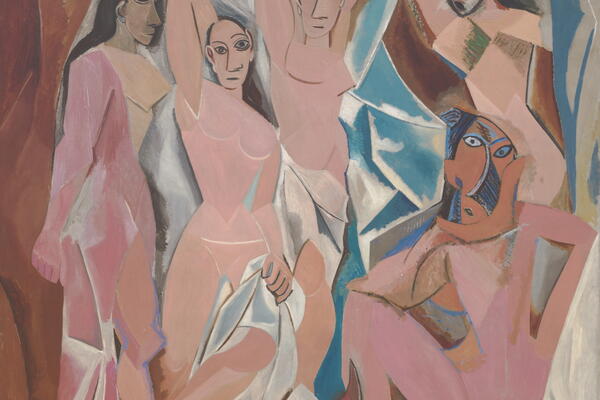  Pablo Picasso. Les Demoiselles d'Avignon. Paris, June-July 1907