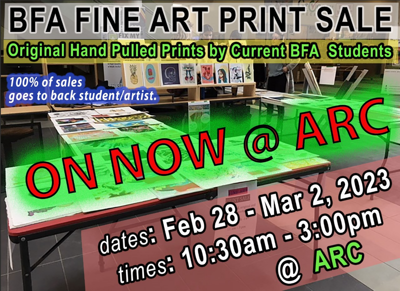 BFA Fine Art Print Sale at the ARC