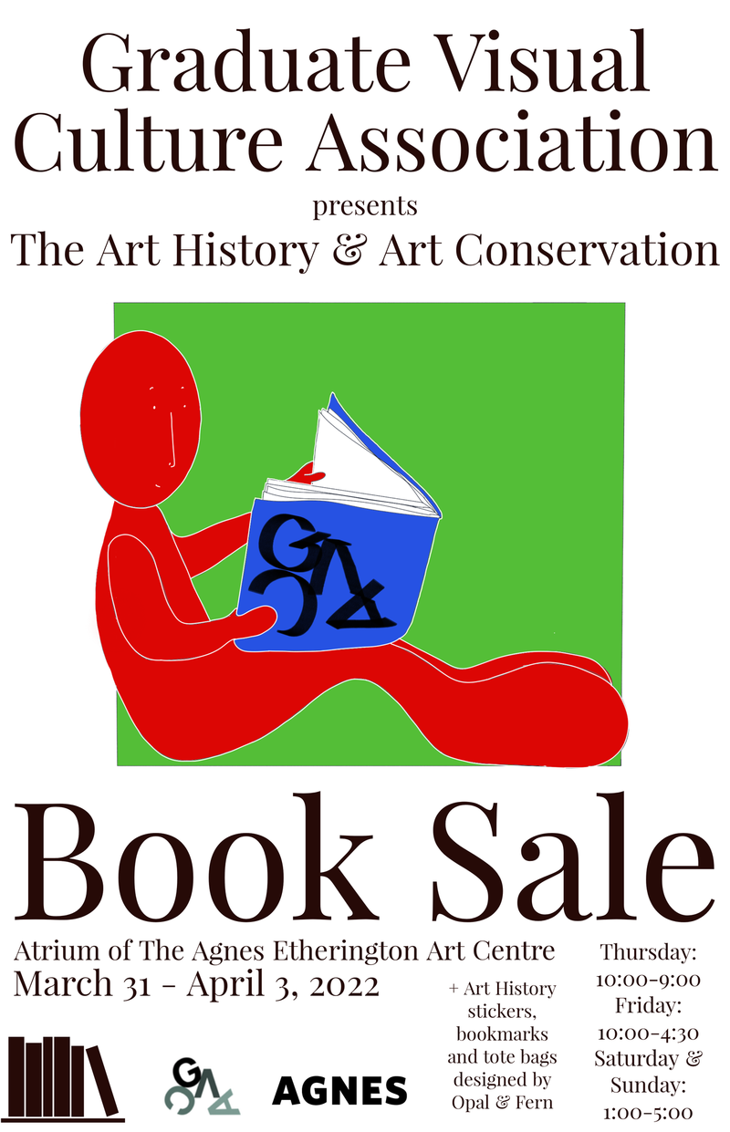 Graduate Visual Culture Association's annual Book Sale, March 31-April 3, 2022