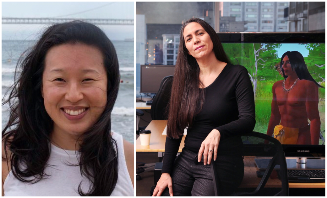 Dr. Sue Shon and Skawennati, two keynote speakers for the 2022 Open Art Histories Summer Pedagogy Institute