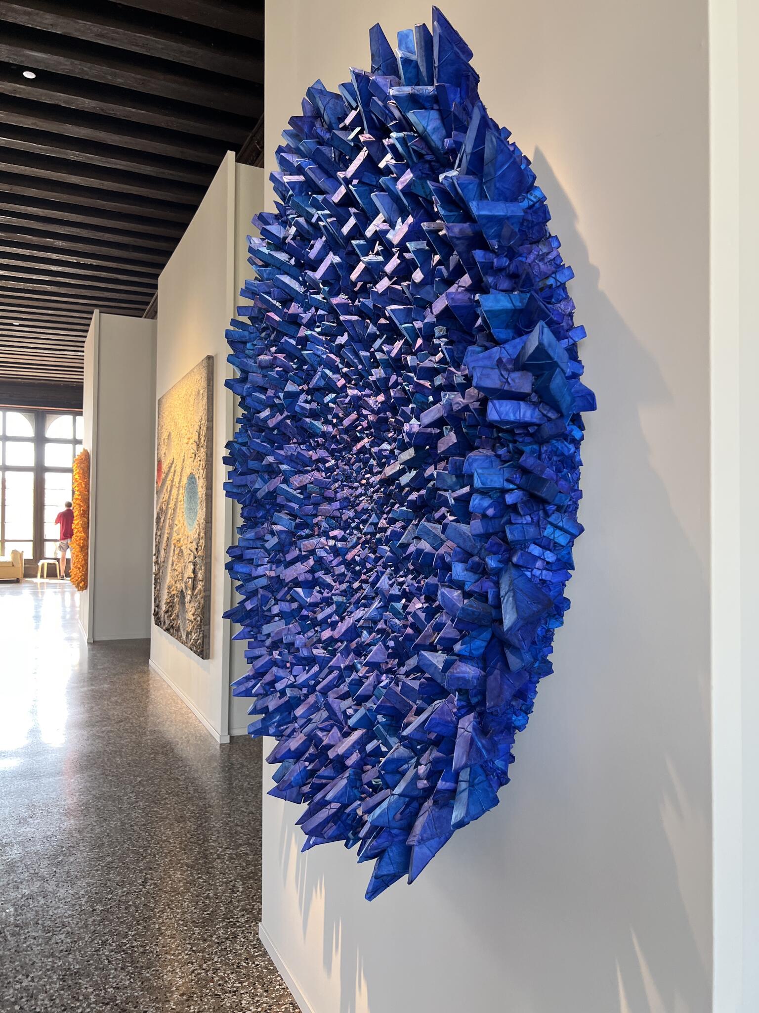 A sculpture from Chun Kwang Young's "Time Reimagined" at Palazzo Contarini Polignac, Venice, 2022. Photo courtesy of Elise Masotti. 