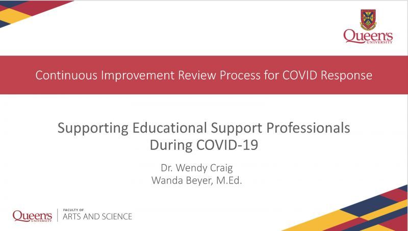 Supporting Educational Support Professionals During COVID-19