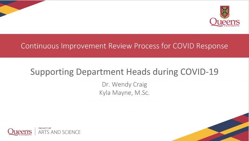 Supporting Department Heads During COVID-19
