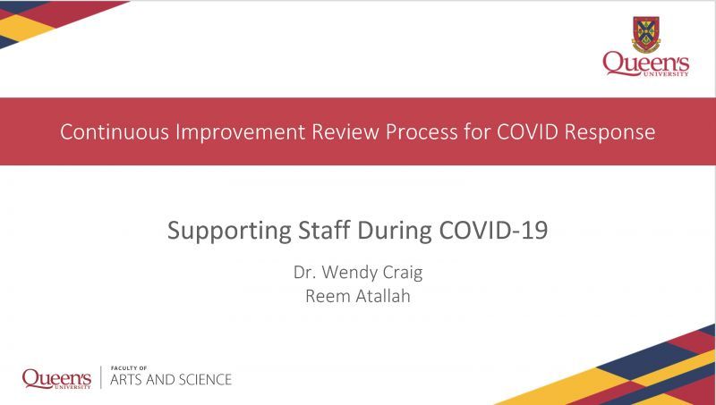 Supporting Staff During COVID-19