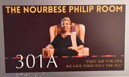 Plaque for Nourbese Philip Room