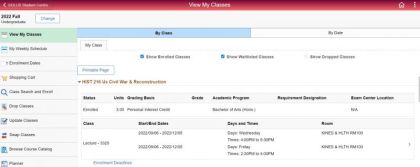 Personal Interest Credits