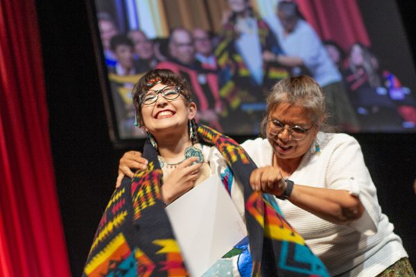 Indigenous Student Graduating