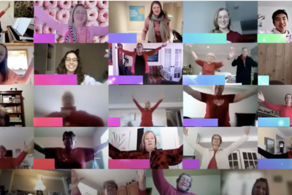 Greeting the morning with a song