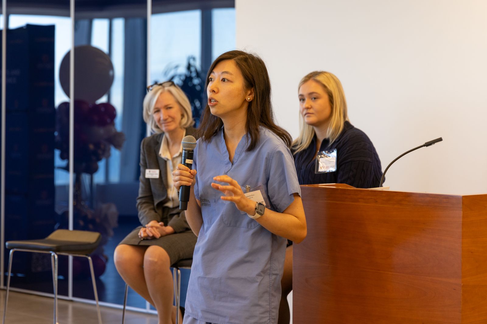 Dr Stephanie Zhou presenting at ElevateHer