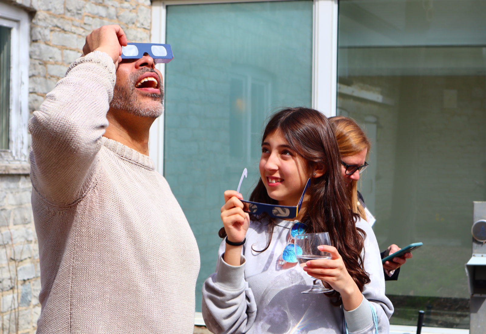 FAS Donors and Alumni at Dean Crow's Solar Eclipse Event