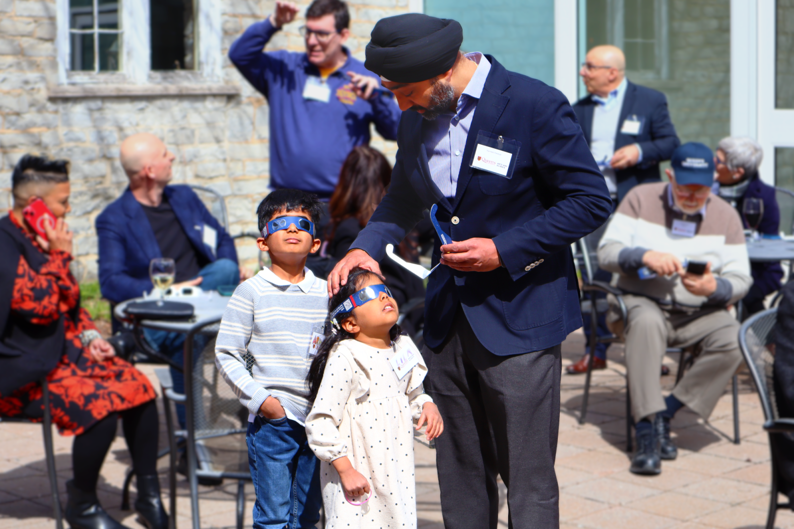 FAS Donors and Alumni at Dean Crow's Solar Eclipse Event