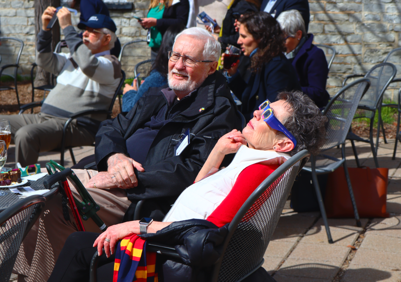 FAS Donors and Alumni at Dean Crow's Solar Eclipse Event