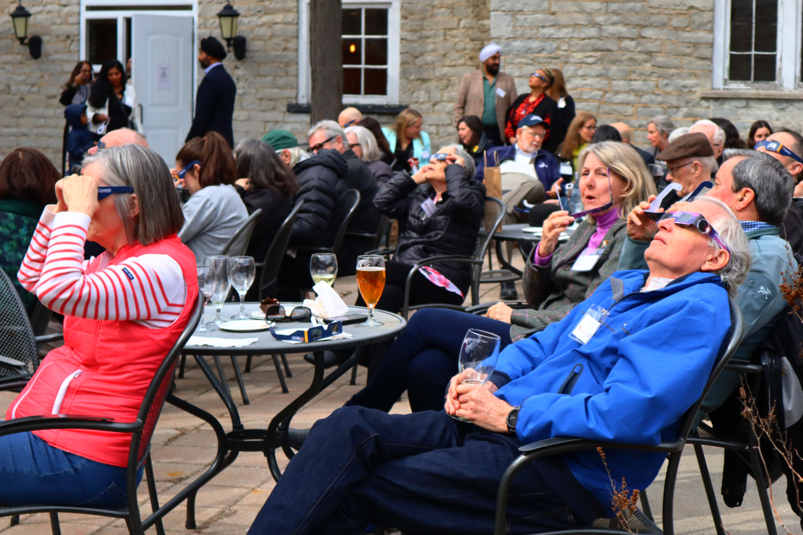 FAS Donors and Alumni at Dean Crow's Solar Eclipse Event