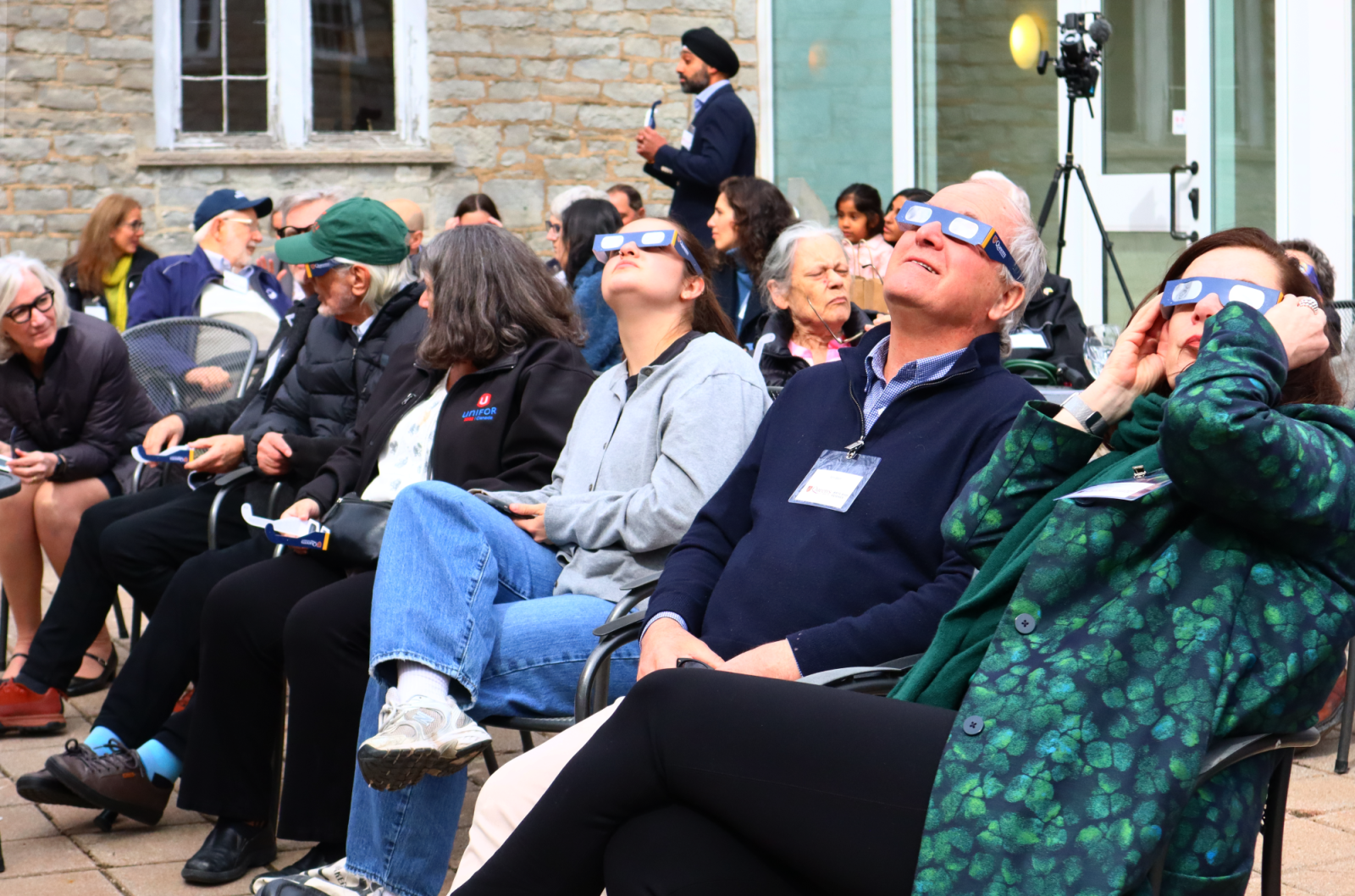 FAS Donors and Alumni at Dean Crow's Solar Eclipse Event