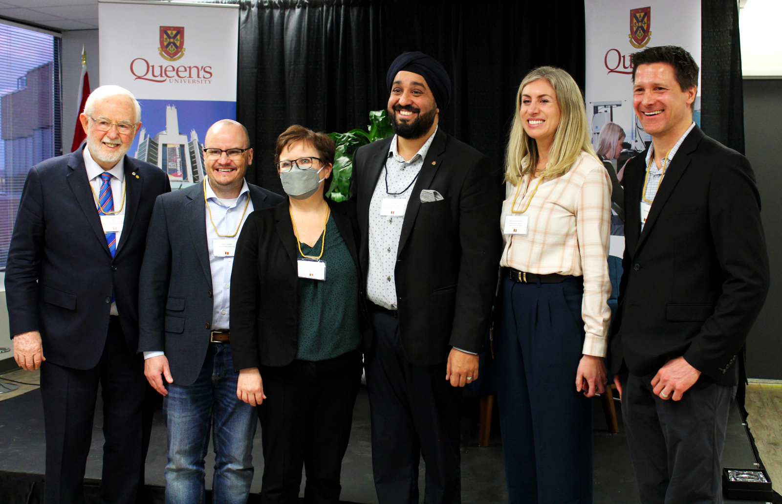 Dr Art McDonald, Mike Farewell, Dr Cathleen Crudden, KP Anand, Stephanie von Hlatky, Dan Weber