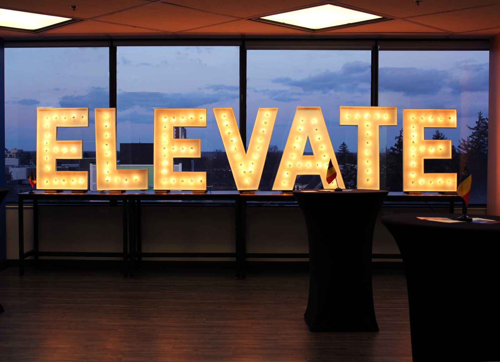 Elevate logo at Elevate Waterloo