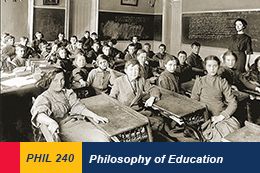 Vintage Photo in black and white of a Classroom And Teacher