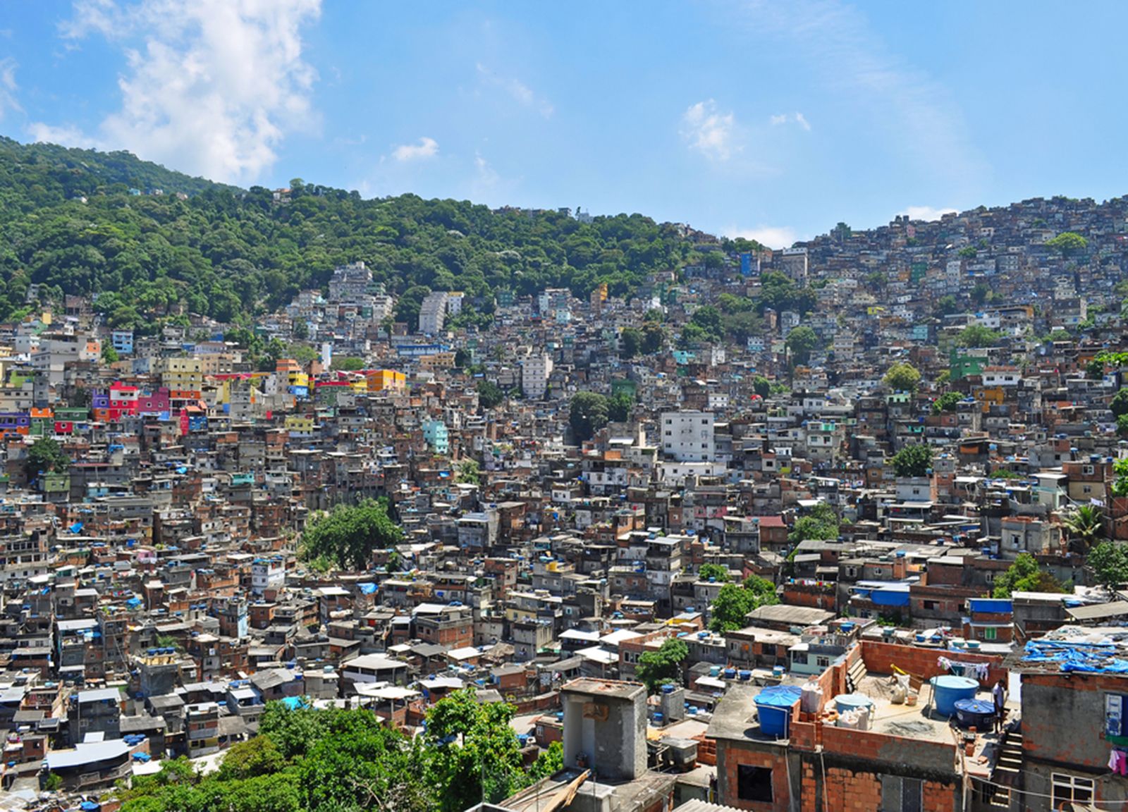 Hillside village in Rio de Janeiro 
