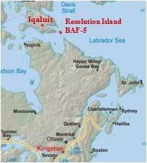 Resolution Island Map
