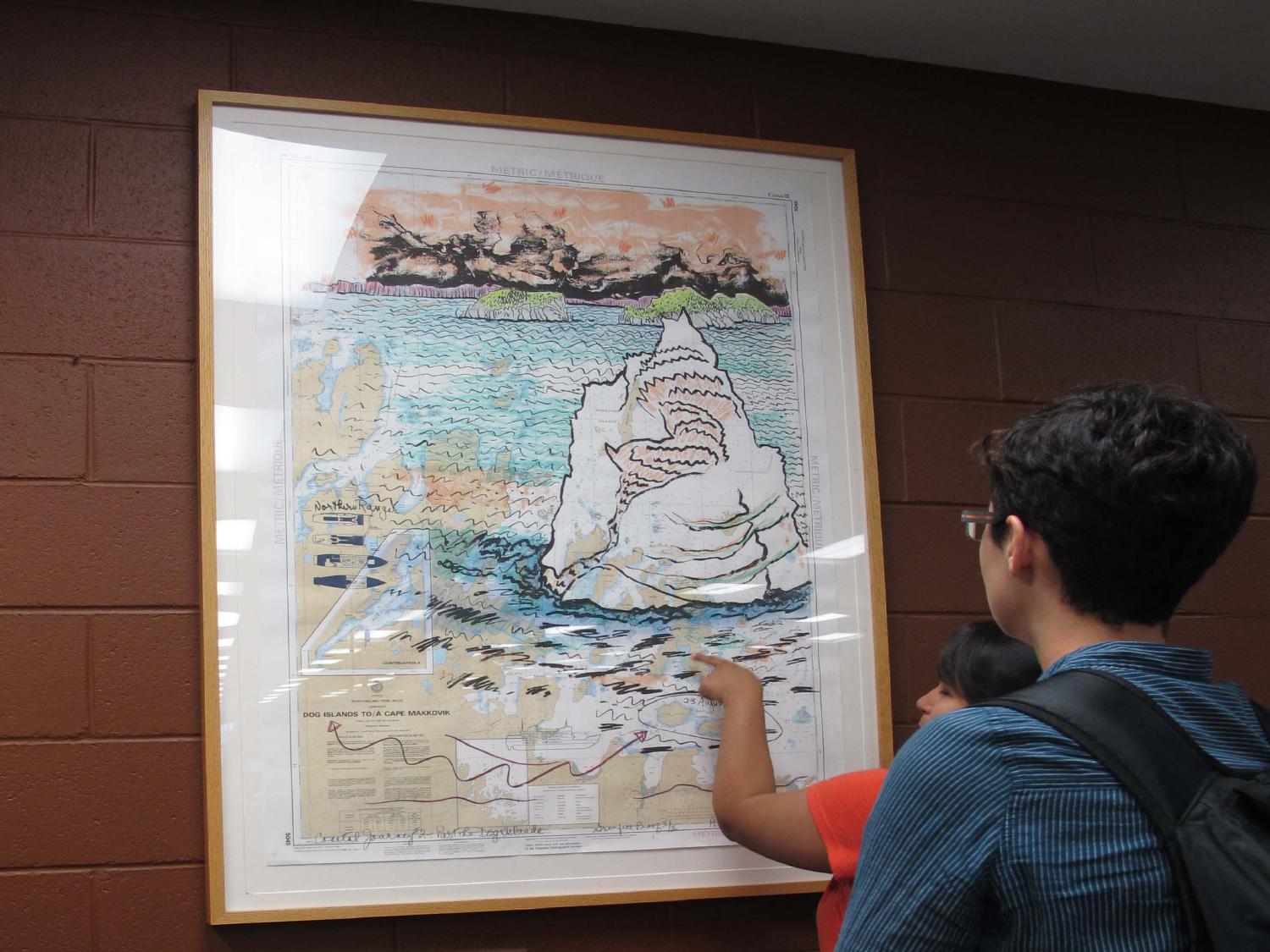 A map of territories from Dog Island to Cape Makkovik situated in Northern Newfoundland and Labrador.