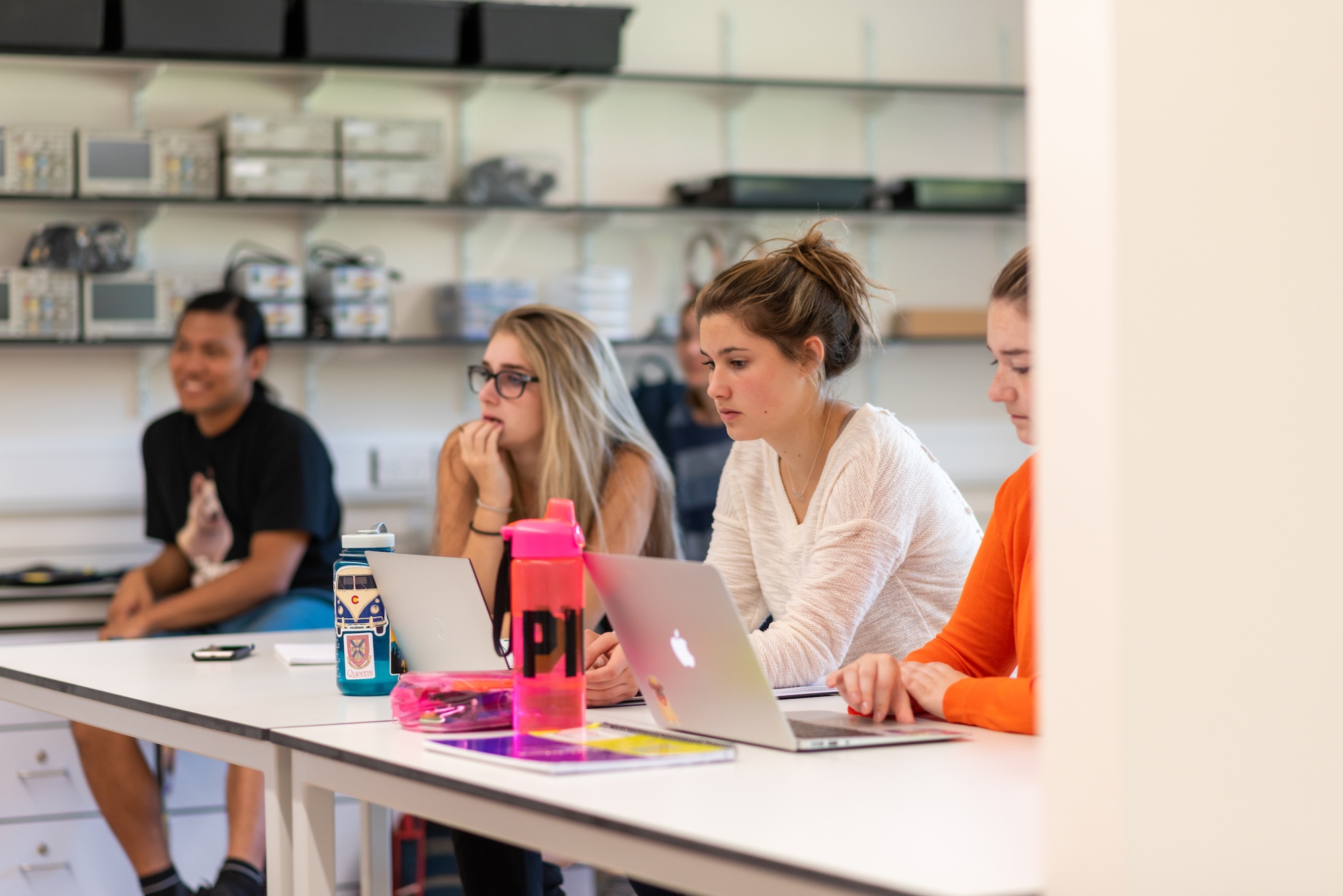 people seated in a classroom