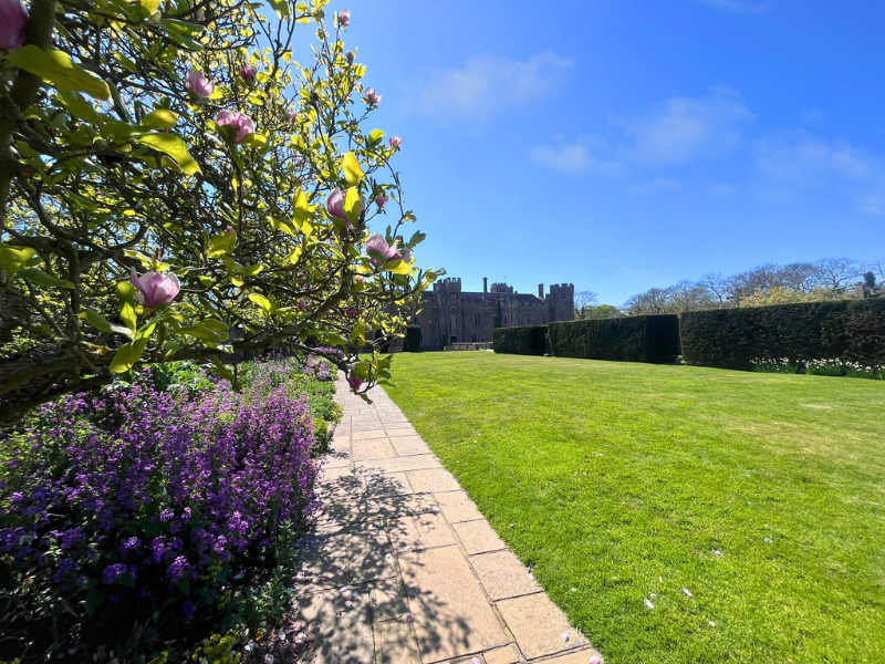Rear for Castle from the Elizabethan Garden