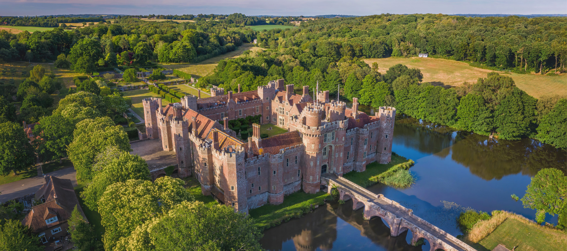 Aerial view of the Castle Estate