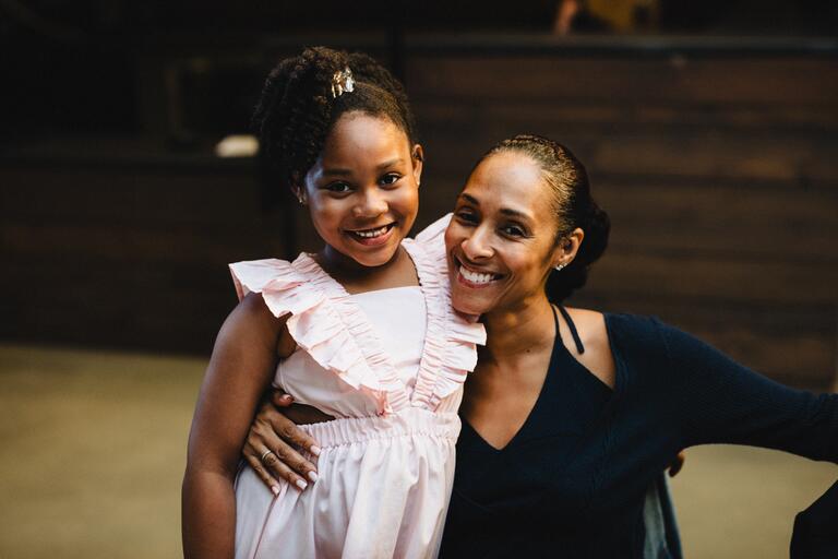 Master of Ceremonies - Crystal Jardine-Garvey & her daughter