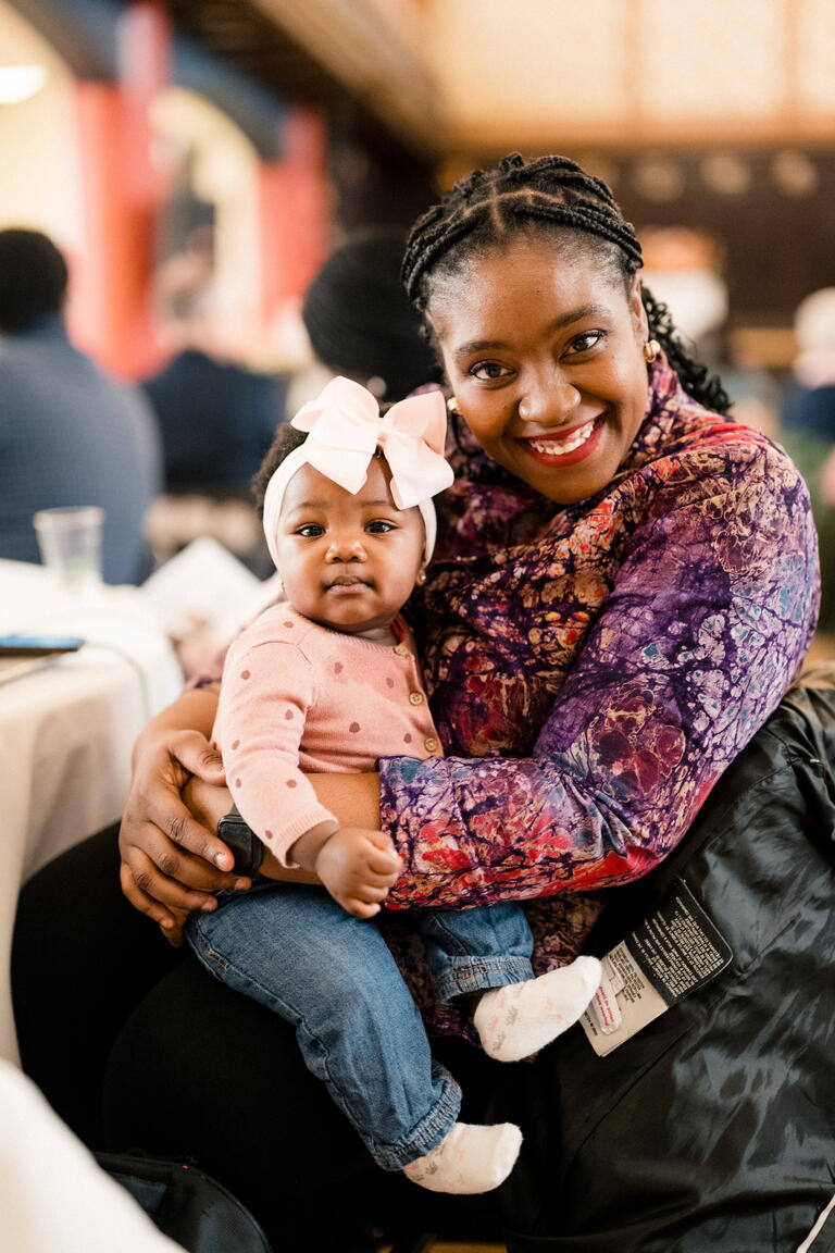 Lauraine Darkwah & Daughter