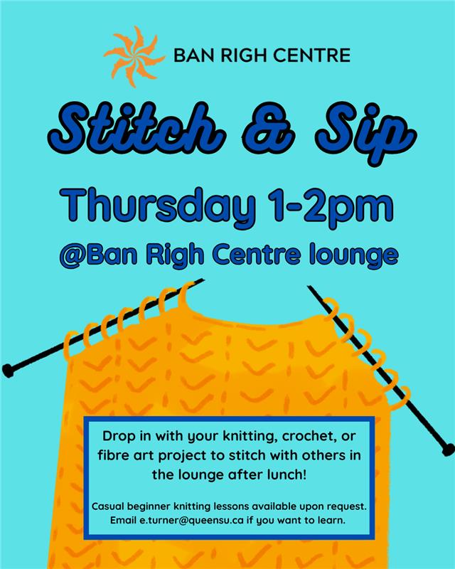 Stitch & Sip Event
