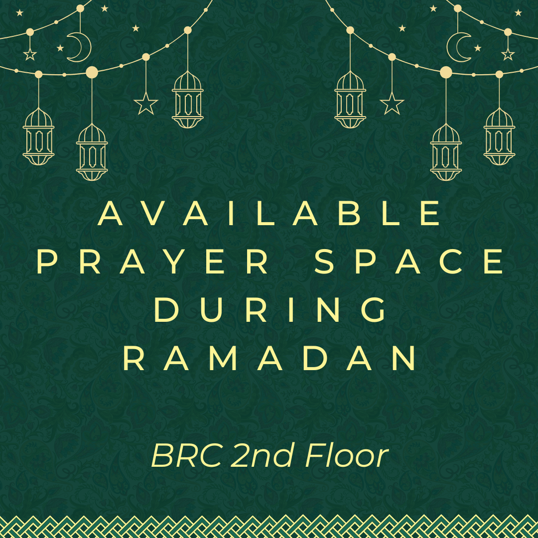 Ramadan Prayer Room Available